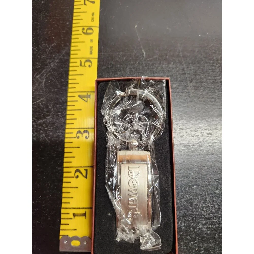 Dewar's Keychain In Box -Sleek Metal Design For Whiskey Lovers & Key Enthusiasts